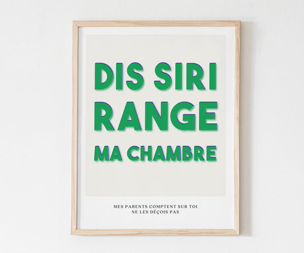Affiche Dis Siri
