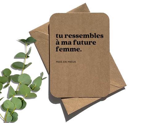Carte Future femme